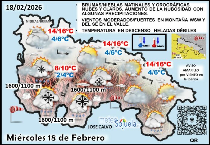 Mapa del tiempo en La Rioja. Meteosojuela Mapa del tiempo en La Rioja. Meteosojuela
