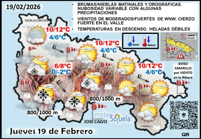 Mapa del tiempo en La Rioja. Meteosojuela Mapa del tiempo en La Rioja. Meteosojuela