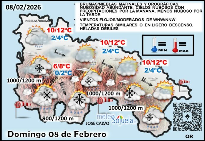 Mapa del tiempo en La Rioja. Meteosojuela Mapa del tiempo en La Rioja. Meteosojuela