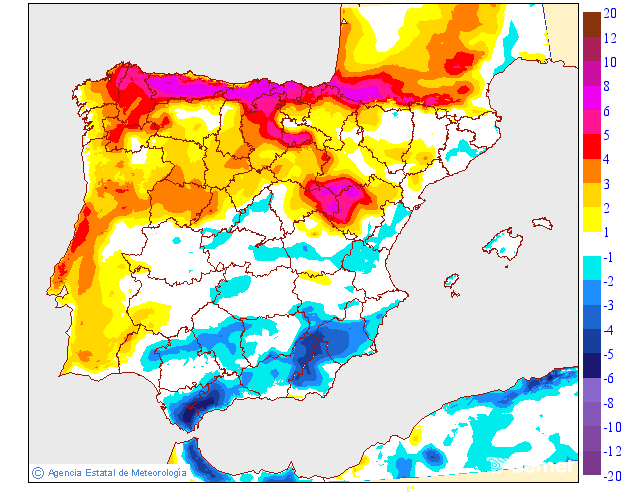 Variación de temperaturas máximas AEMET Meteosojuela 01