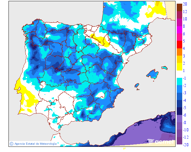 Variación de temperaturas máximas AEMET Meteosojuela 03