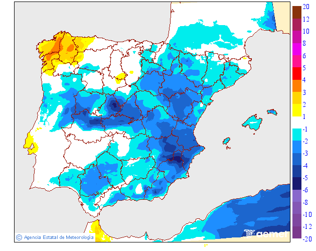 Variación de temperaturas máximas AEMET Meteosojuela 07