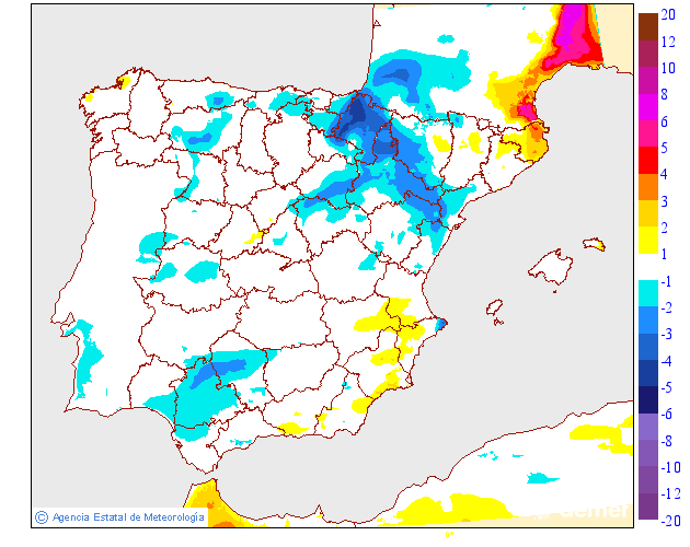 Variación de temperaturas máximas AEMET Meteosojuela 11