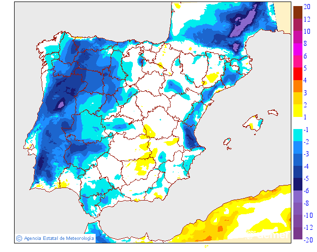 Variación de temperaturas máximas AEMET Meteosojuela 25