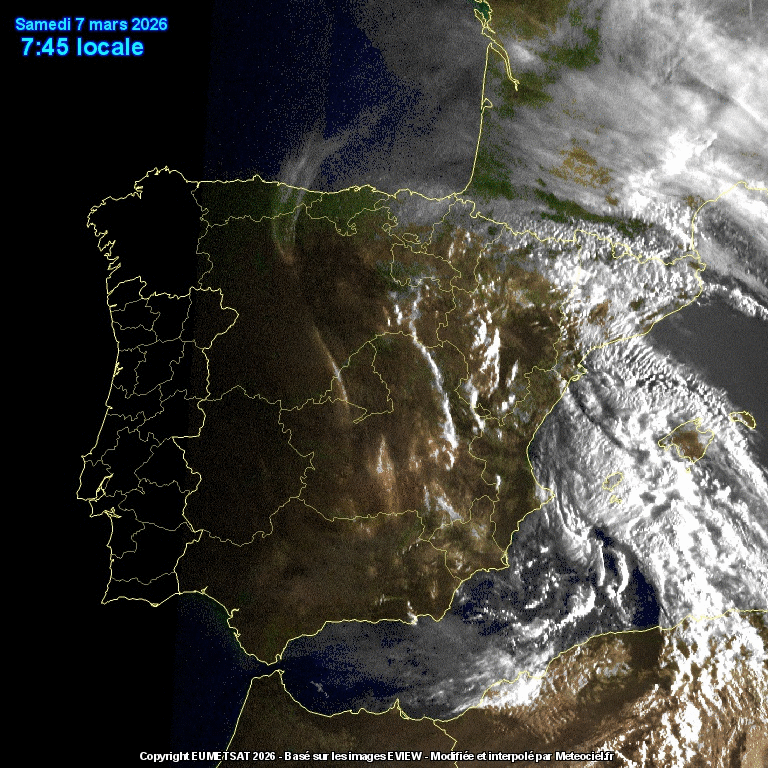Animación Imágenes de Satélite BFA
