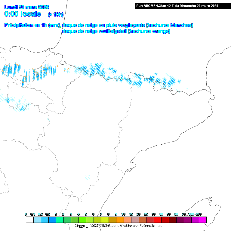 Animación evolución de las precipitaciones previstas en La Rioja