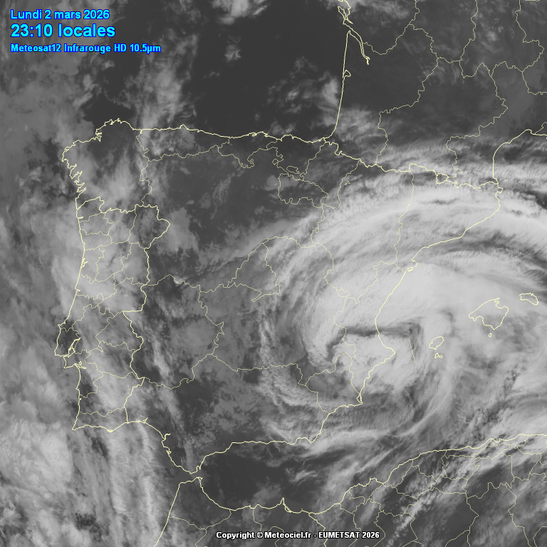 Borrrasca REGINA en el Sureste
