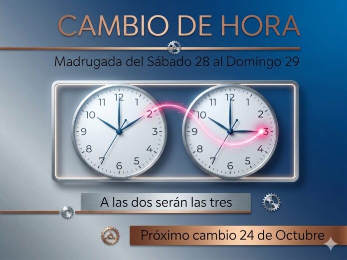 Cambio de hora. Horario de verano
