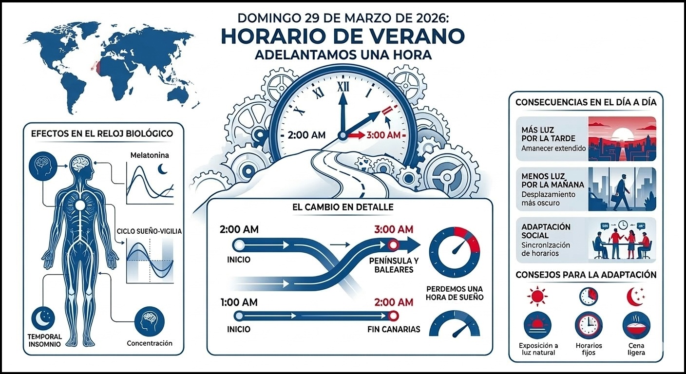 Cambio de horario. Horario de verano