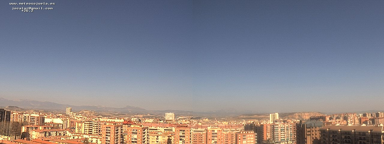 Imagen WEBCAM Logroño Despejado www.meteosojuela.es