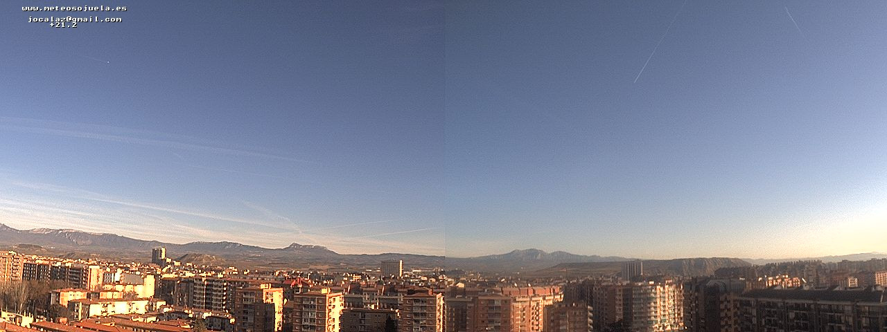 Imagen WEBCAM Logroño Despejado www.meteosojuela.es