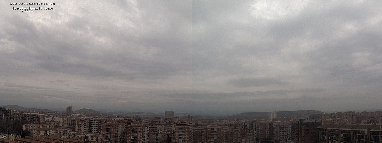 Imagen WEBCAM Logroño Nubes bajas y Calima. www.meteosojuela.es