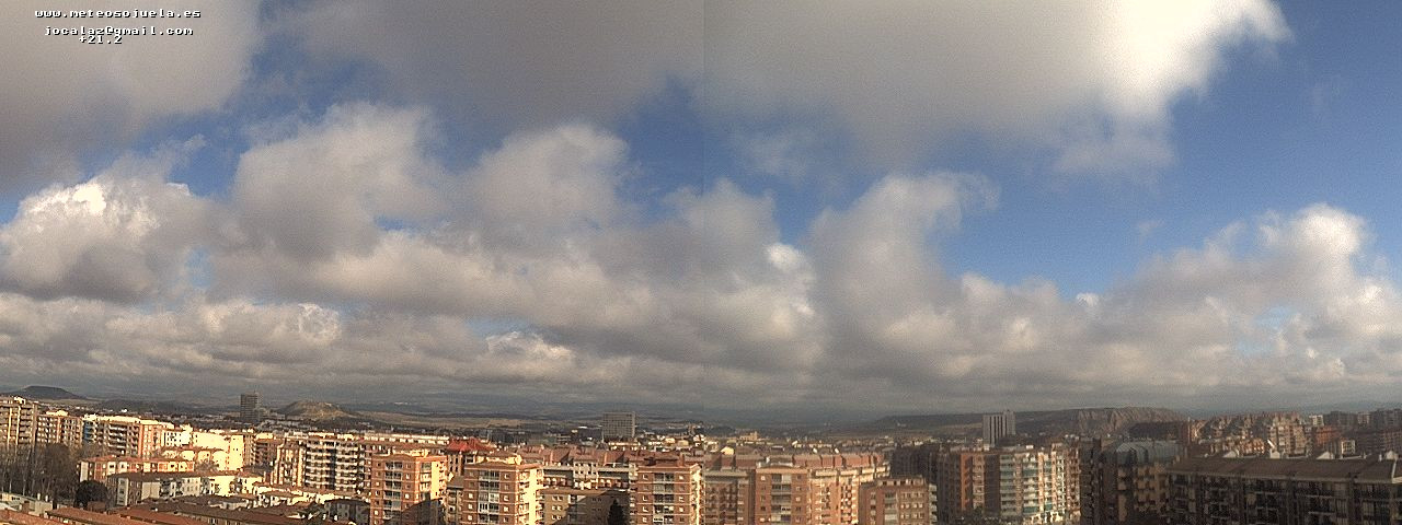 Imagen WEBCAM Logroño Nubes bajas y de evolución www.meteosojuela.es