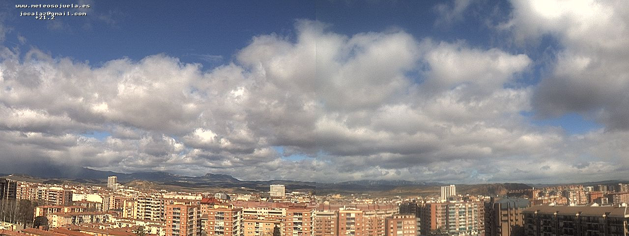 Imagen WEBCAM Logroño Nubes y claros www.meteosojuela.es