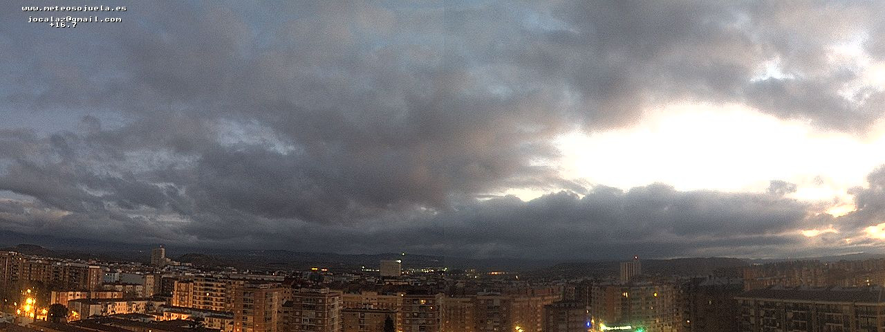 Imagen WEBCAM Logroño Nubes y claros www.meteosojuela.es