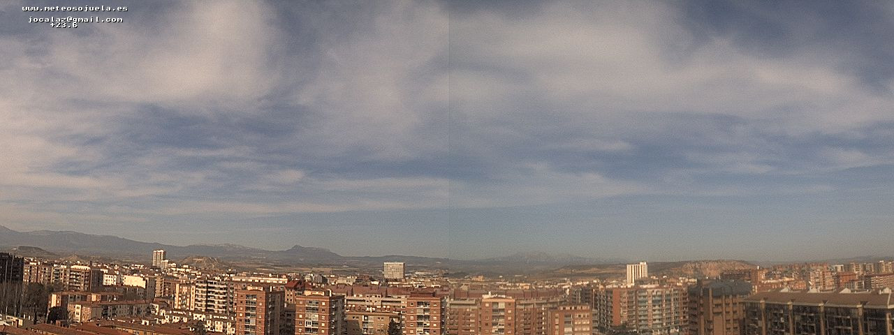 Imagen WEBCAM Logroño Nubes y claros www.meteosojuela.es