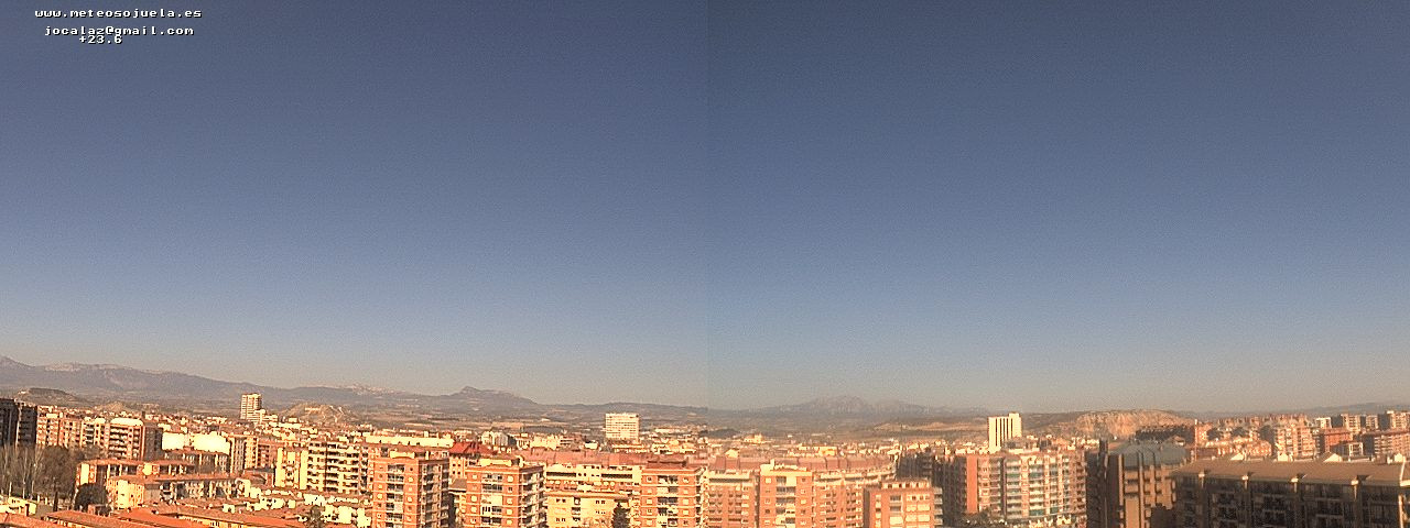 Imagen WEBCAM Logroño Nubes y claros www.meteosojuela.es