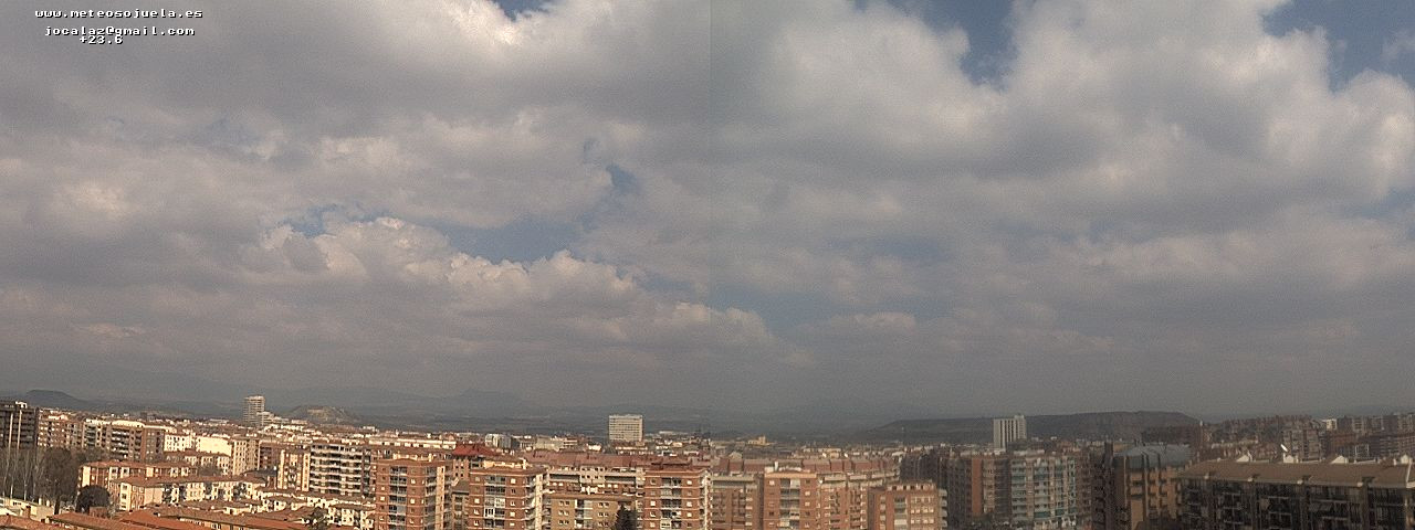 Imagen WEBCAM Logroño Nubes y claros www.meteosojuela.es