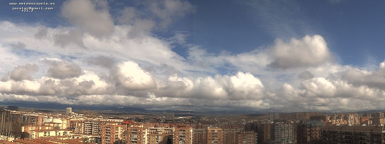Imagen WEBCAM Logroño Nubes de evolucion www.meteosojuela.es