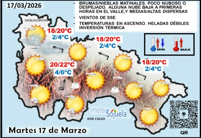 Mapa del tiempo en La Rioja. Meteosojuela Mapa del tiempo en La Rioja. Meteosojuela