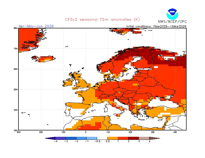 Prediccion Temperatura Estacional NOAA