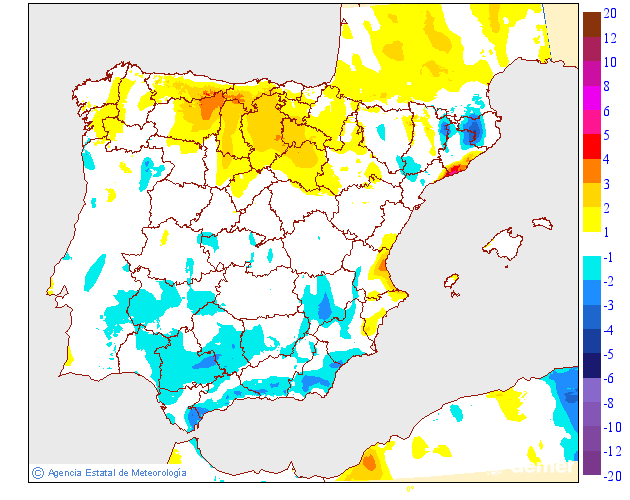 Variación de temperaturas máximas AEMET Meteosojuela 01