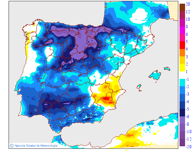 Variación de temperaturas máximas AEMET Meteosojuela 06