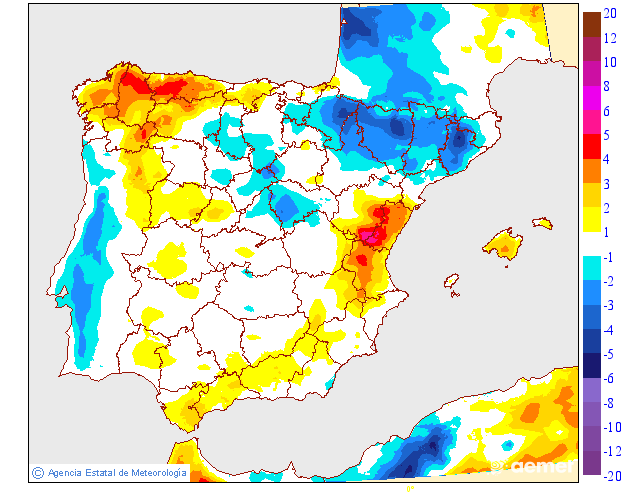 Variación de temperaturas máximas AEMET Meteosojuela 08