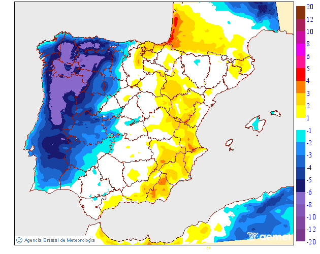 Variación de temperaturas máximas AEMET Meteosojuela 09