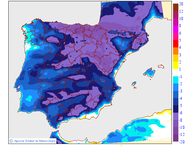 Variación de temperaturas máximas AEMET Meteosojuela 15