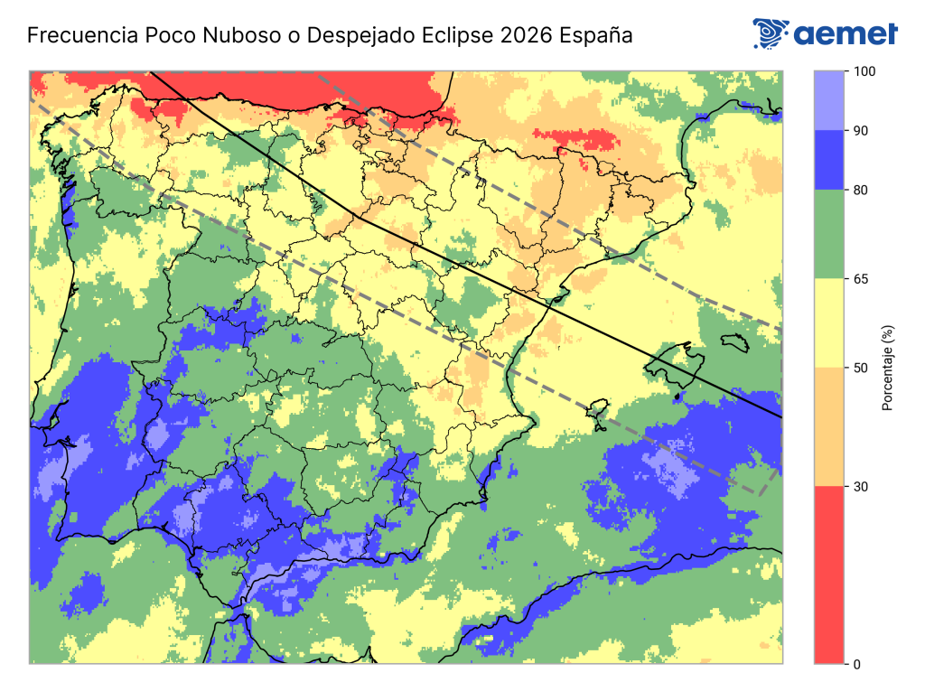 Estará despejado el día del eclipse