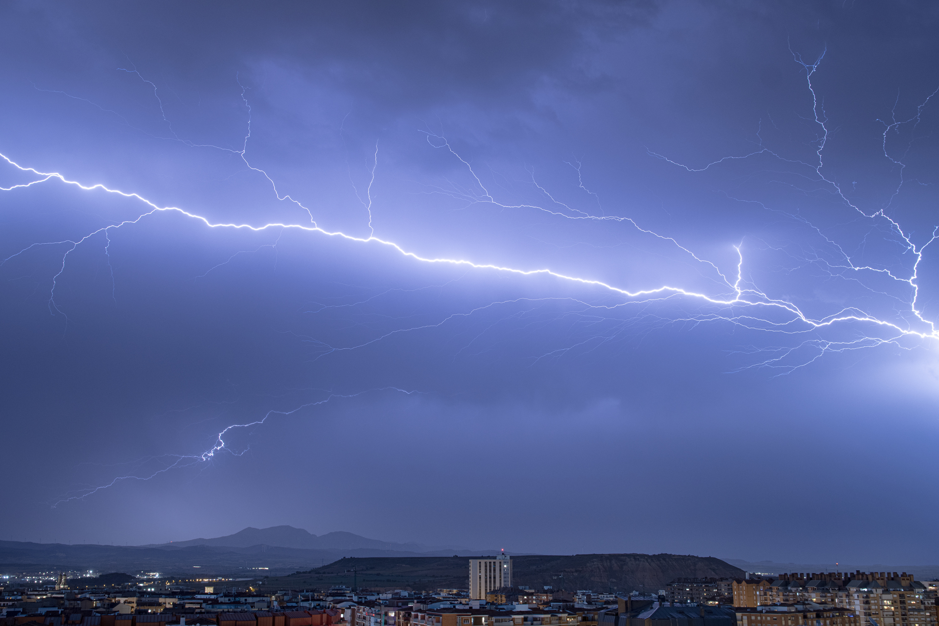 Rayos en Logroño