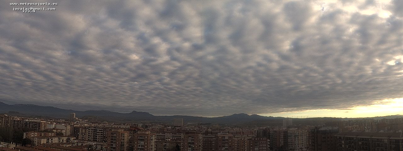 Imagen WEBCAM Logroño Altocumulus Stratiformis