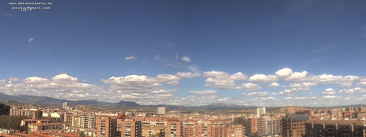 Imagen WEBCAM Logroño Nubes de desarrollo