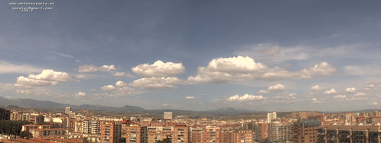 Imagen WEBCAM Logroño Nubosidad variable Nubes de desarrollo