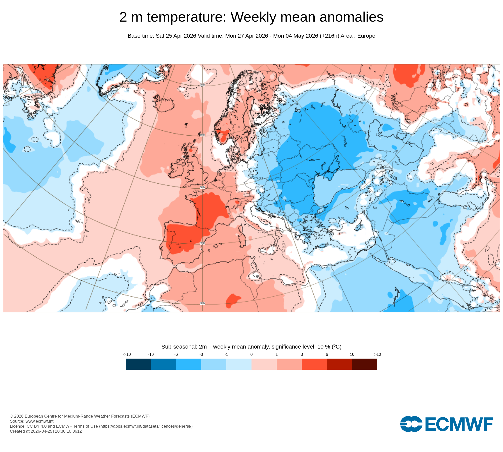 Modelos de Temperatura Mayo 4ªsemana ECMWF .Meteosojuela La Rioja