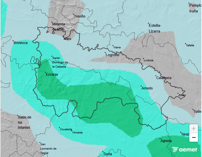 Precipitación Media según AEMET 18