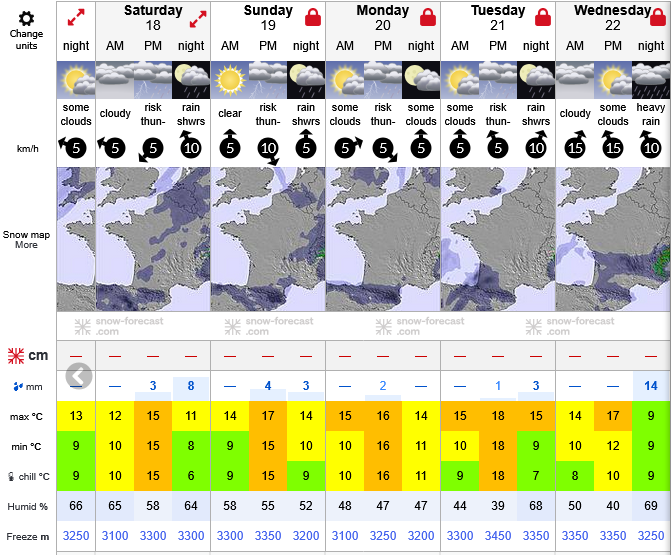 Previsiones tiempo montaña La Rioja Valdezcaray. Meteosojuela La Rioja
