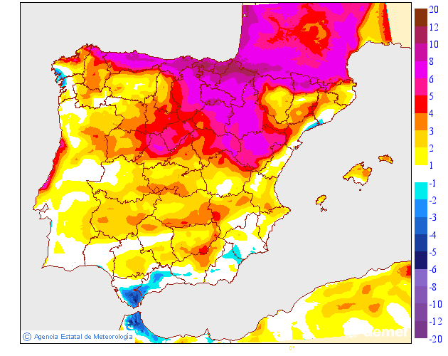 Variación de temperaturas máximas AEMET 04 Meteosojuela