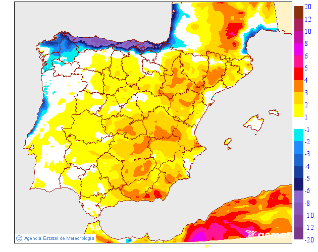 Variación de temperaturas máximas AEMET 05 Meteosojuela