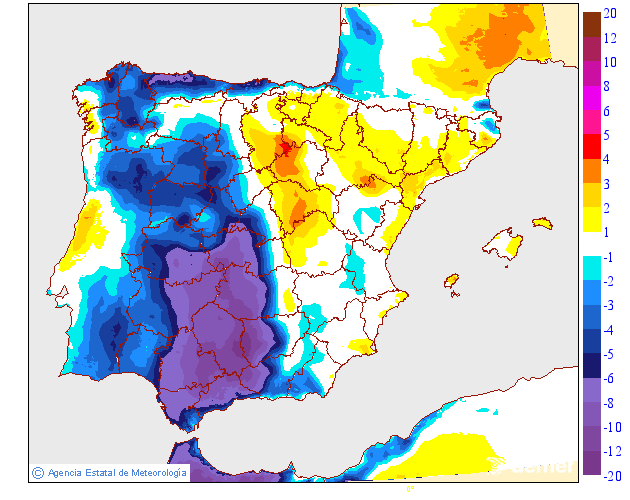 Variación de temperaturas máximas AEMET Meteosojuela 08