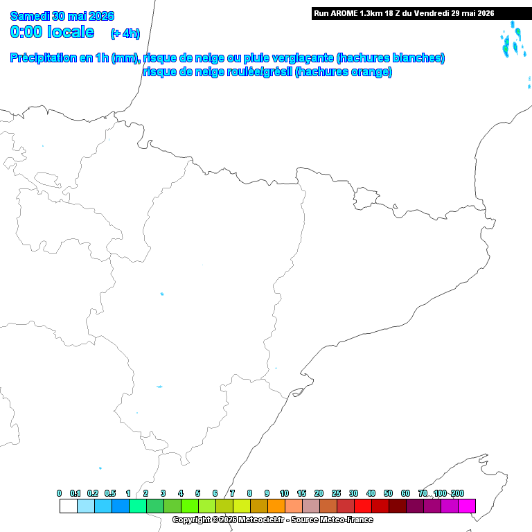 Animación evolución de las precipitaciones previstas en La Rioja
