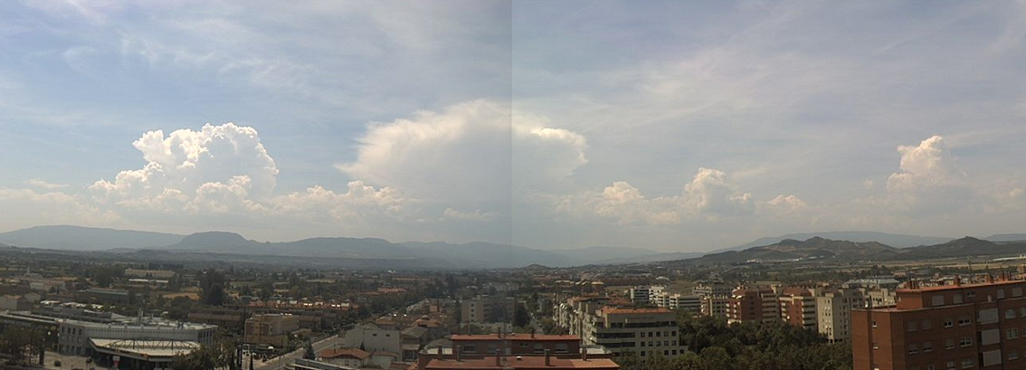Imagen WEBCAM Logroño Cumulonimbos en la Ibérica