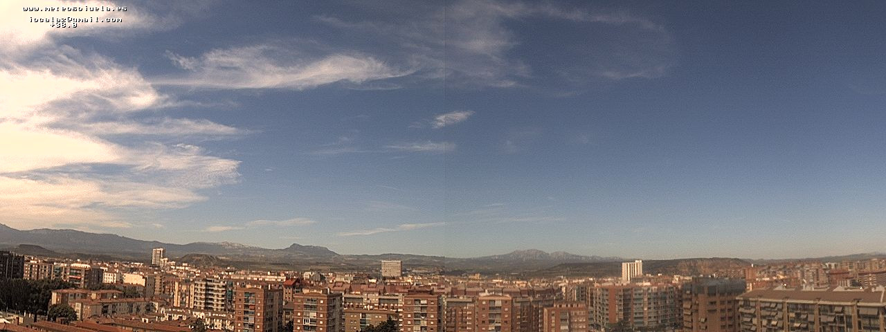 Imagen WEBCAM Logroño Despejado con alguna nube de media alta