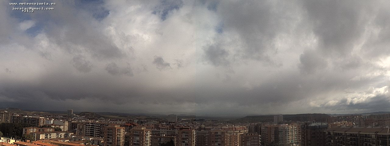 Imagen WEBCAM Logroño Intervalos de nubes y claros con chubascos