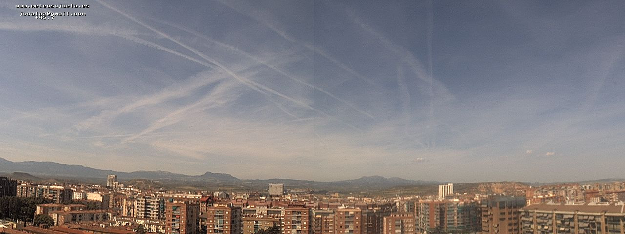 Imagen WEBCAM Logroño Nubes Altas Cirrus