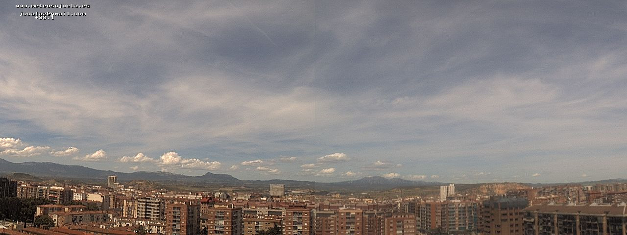 Imagen WEBCAM Logroño Nubes altas y de evolución