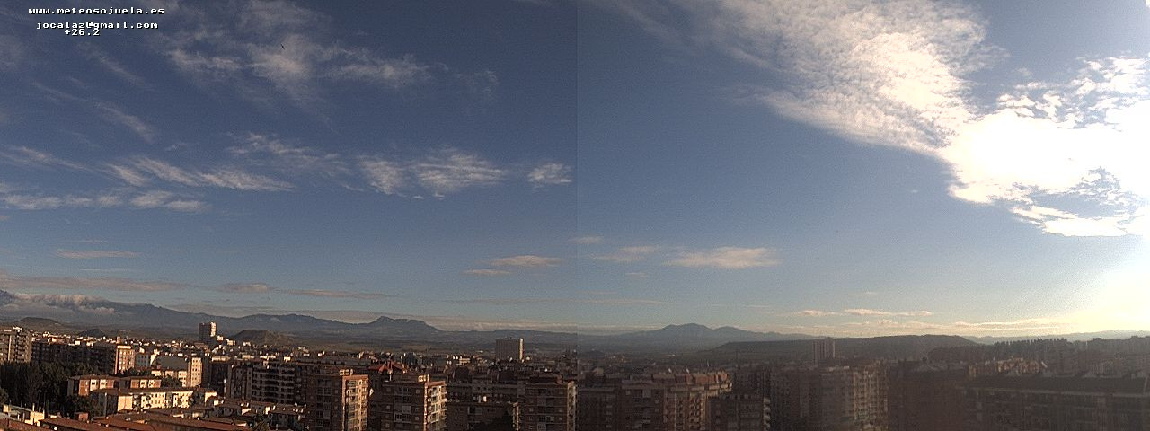 Imagen WEBCAM Logroño Poco nuboso