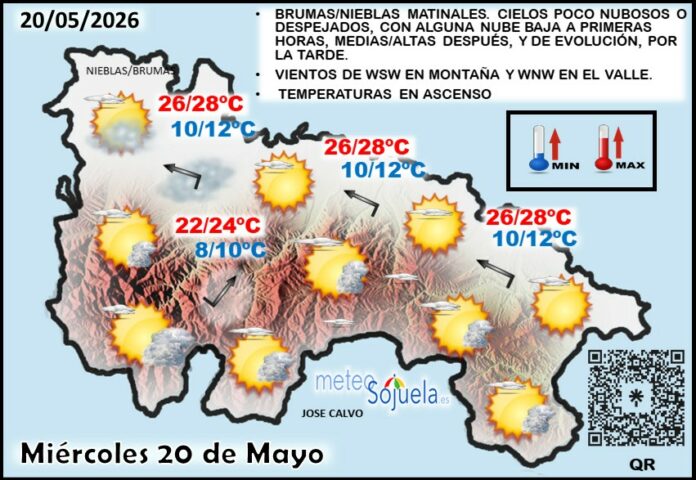Mapa del tiempo en La Rioja. Meteosojuela Mapa del tiempo en La Rioja. Meteosojuela