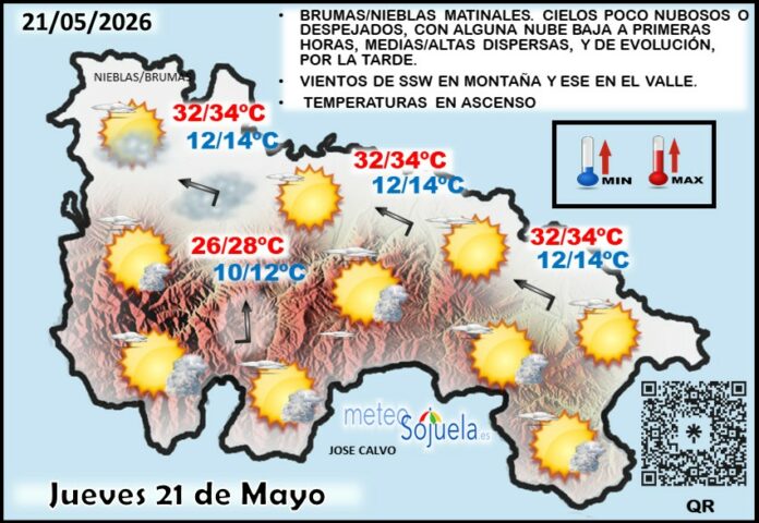 Mapa del tiempo en La Rioja. Meteosojuela Mapa del tiempo en La Rioja. Meteosojuela
